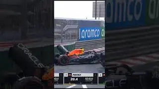 Sergio Perez crashed in F1 2022 Monaco GP qualifying!!!