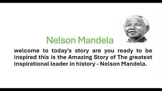 Nelson Mandela the example of consistency and perseverance.