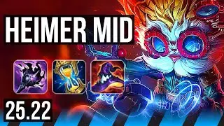HEIMERDINGER vs YONE (MID) | KR Diamond | 25.22