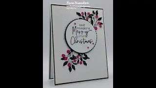 Stampin' Up! Framed & Festive CAS