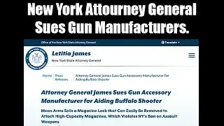 NY Attorney General Latitia James Sues Gun Manufacturers