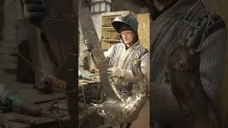 CREATING AWASOME BIRD FROM METAL 🤘