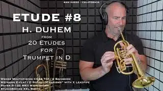 DUHEM Etude #8 from 20 Etudes for Trumpet in D