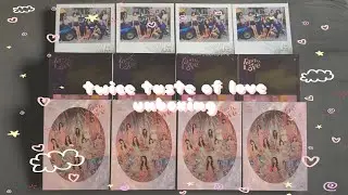 TWICE 트와이스 ‘Taste Of Love’ Unboxing ☆ 12 albums | emoisabel