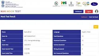 Assessment and Certification Test and Evaluation-25 QUESTION | CITS - Training Methodology | POT |