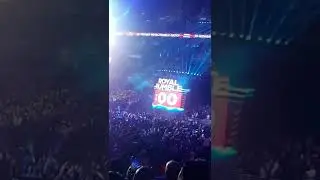 Champion Mickie James entrance when I went to WWE Royal Rumble