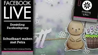Doe@ding FB live schudkaart gemaken met Petra