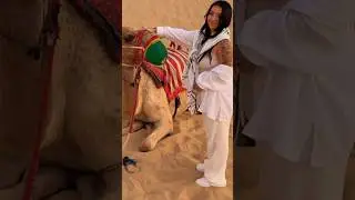 My first time riding, feeding and petting a camel&hellip;