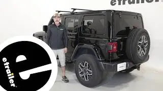 etrailer | Thule WingBar Evo Rain Gutter Roof Rack DIY Installation - 2025 Jeep Wrangler Unlimited
