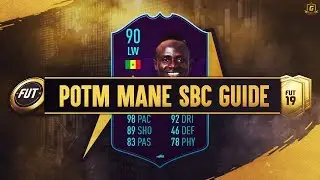 FIFA 19 POTM Sadio Mane SBC Guide - 90 Rated, 325k Spend & 135K Worth of Packs