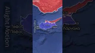 Greek Cyprus Vs Turkish Cyprus #cyprus #turkey #map #geography #europe #countryballs #alternative