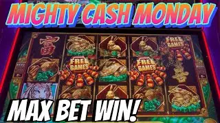 MIGHTY CASH MONDAY! MAX BET WIN! ROARS! 100X BONUS! EPISODE 4 PART 2! #slotmachine #yaamava #casino
