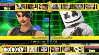 FORTNITE and MUSIC | RAMIREZ TEAM vs MARSHMELLO TEAM | DRAGON BALL Z BUDOKAI TENKAICHI 3