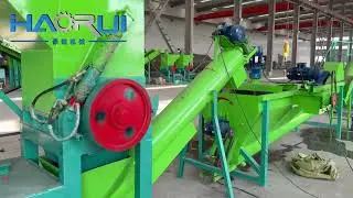 📹 Witness the 500KG/H PET Recycling Washing Line in Action!