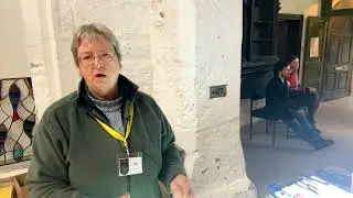 York Unlocked Stained glass demonstration - Ann Sotheran