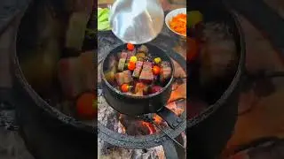 Cooking up fun and flavors! 🍲🔥 Enjoying simple pleasures with good company. #FoodieMoments