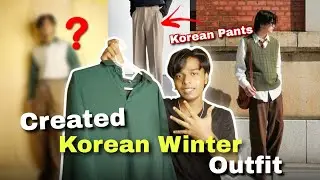 I Created Korean Style Winter Outfit From Amazon | Korean Baggy Trouser | PistarDreams