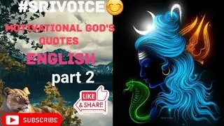 #God's quotes &hearts;️#motivational lines part 2 #English #Srivoice😊
