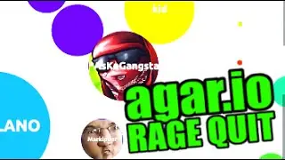 AGARIO GAME RAGE QUIT!!!!!!!!!!