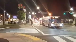 Buses at Springfield Avenue At Civic Square 9/30/2022