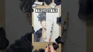 Drawing Jinwoo as a FEMALE! 👀 #sololeveling #jinwoo #sungjinwoo #manhwa #anime #shorts #art