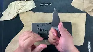 BAS255PVD Bastinelli Creations The Foreigner Fixed Blade