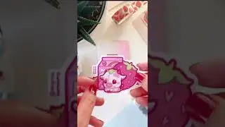 I made stickers with an easy to peel tab! #stickers #kawaiiart #stickershop