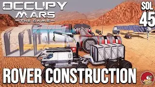 Building a base with Heavy Rover in Occupy Mars The game