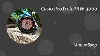 Casio ProTrek PRW-3000 Tough Solar, Triple Sensor: Compass, Barometer/Thermometer, Altimeter