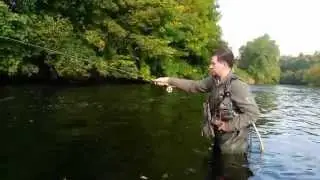 Bugging for Grayling - River Clyde, Scotland