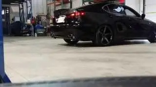 Lexus ISF custom exhaust