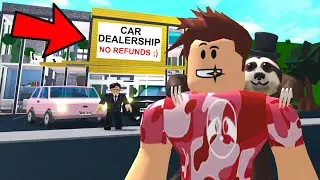 I Went To A BLOXBURG CAR DEALERSHIP.. They SCAMMED People! (Roblox)