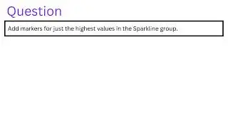 Add markers for just the highest values in the Sparkline group.