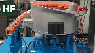 Vibratory Bowl Feeder for Plastic Caps