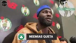 Neemias Queta on How Celtics FIXED Rebounding Issue | Practice Interview 12-20