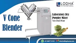 Laboratory Dry Powder Mixer  - Twin Shell Mixer