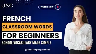 Daily French Classroom Conversation | Improve your Spoken French with J&C Language School 9958464101