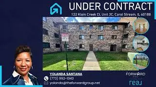 UNDER CONTRACT: 122 Klein Creek Ct Unit 3C, Carol Stream, IL 60188