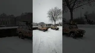 FMS Fcx10 Snow Fun ! #rc #rccar #crawler #snow #cameltrophy #landrover #fmsmodel #fyp #dji #offroad