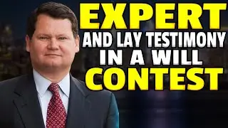 Expert and Lay Testimony in a Will Contest. J. Michael Young (800) 323-1857