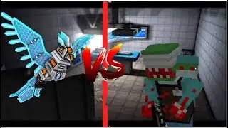 Cyber Phoenix VS chainsaw Doctor  (pixel gun 3D)