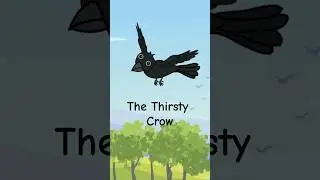 The Thirsty Crow in English | Moral Stories for Kids | Animated Story #bedtimestories #thirstycrow