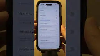 iOS 26 how to reduce transparency.