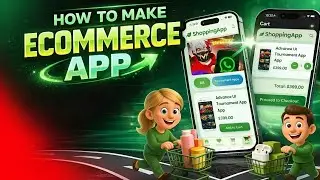 How to make E commerce app on mobile 📱| No coding required 😲