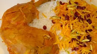 Iranian Barberry Rice With Chicken ~ Mom&rsquo;s Cuisine