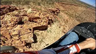 Gyrocopter flying with the eagles