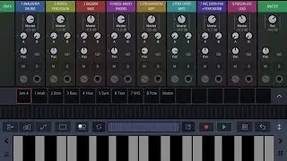Jam4 Drambo AR909 Borsta Bass808 HouseMK1 SynthMaster2 TeraSynth VHSSynth Poison202 (iPad5-Z&eacute;Os&oacute;rio)