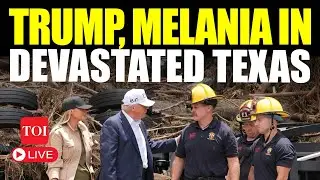 LIVE | Trump, Melania Tour Flood-Ravaged Texas; Meet Rescue Heroes, Locals | Speech