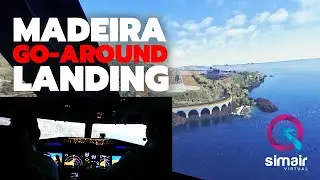 Boeing B737 MAX - Madera - LPMA, FNC - go-around + landing