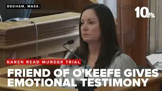 Witness gives emotional testimony at Karen Read murder trial